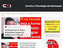 Tablet Screenshot of carreiradeti.com.br